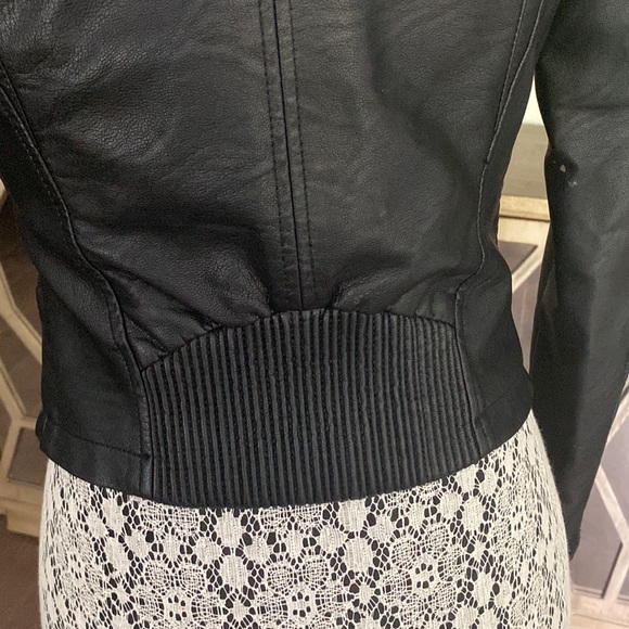 Faux Leather Moto Jacket - Picture 4 of 7